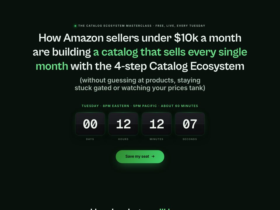 Registration page preview